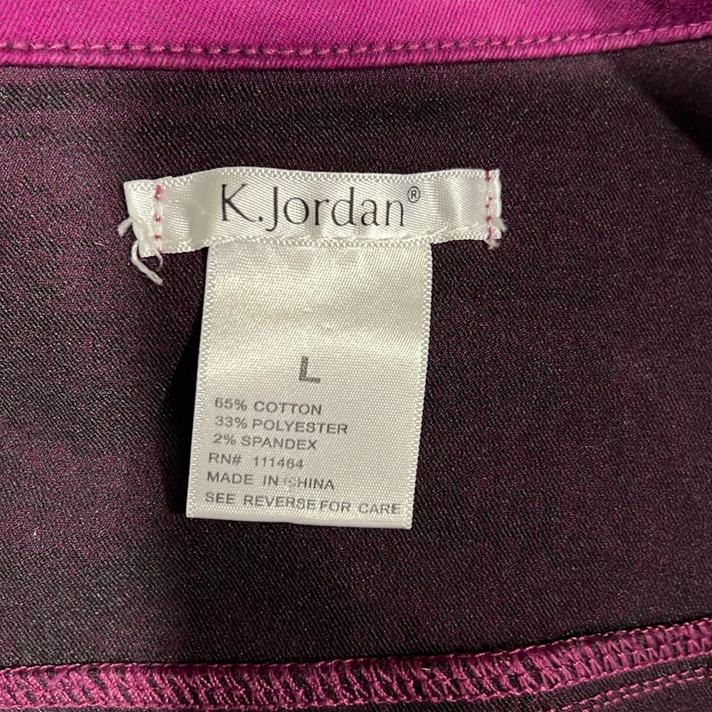 K Jordan Deep Purple and Vibrant Pink Apparel